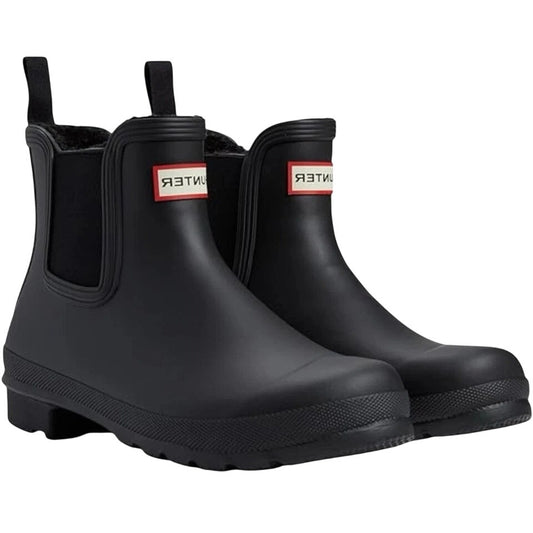 Hunter Women's Insulated Chelsea Boots Rubber Waterproof Shoes Wellingtons