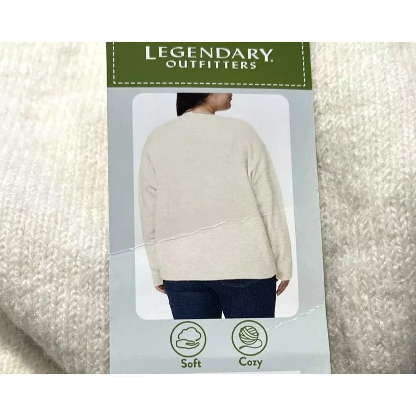Legendary Outfitters Women's Long Sleeve Cozy Shirt Crewneck Sweater Pullover Top