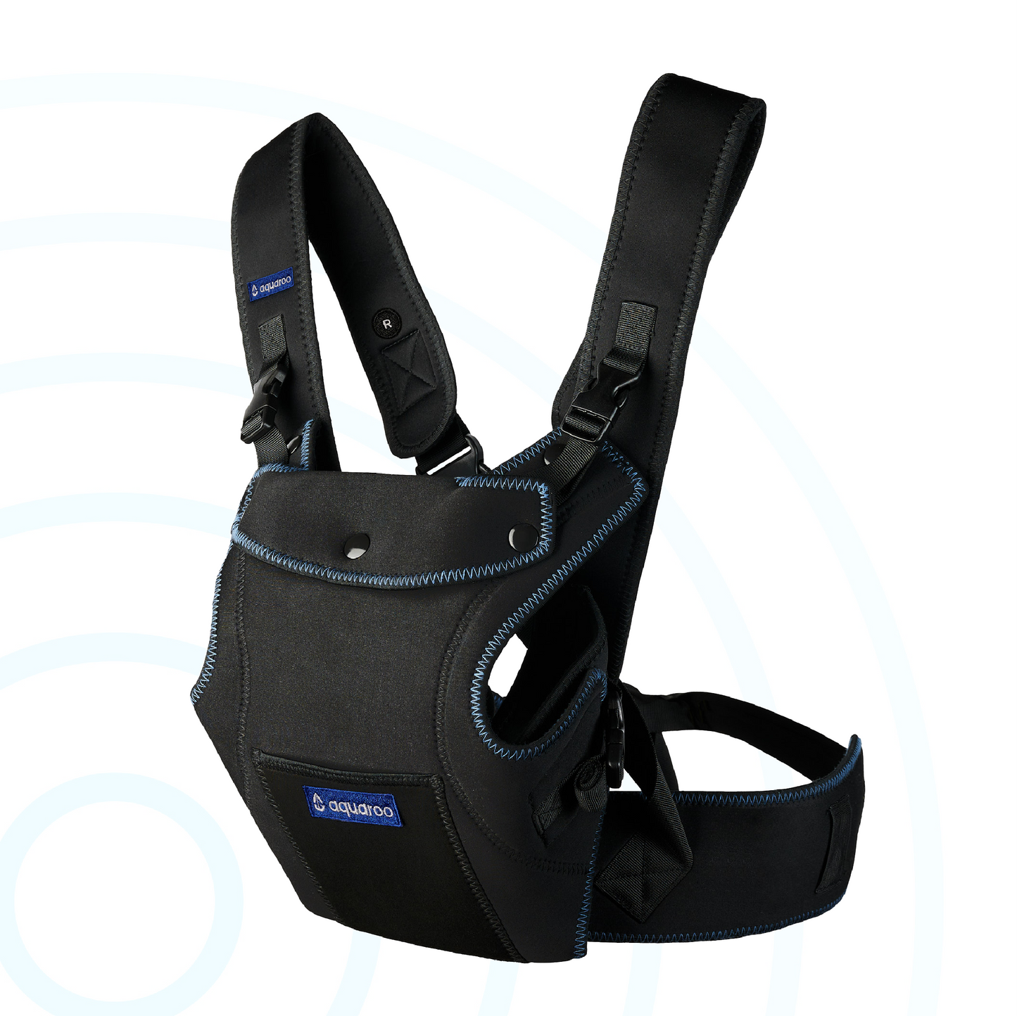 Aquaroo Water Soft Baby Carrier Pool Beach Secure Harness Outdoor Handsfree