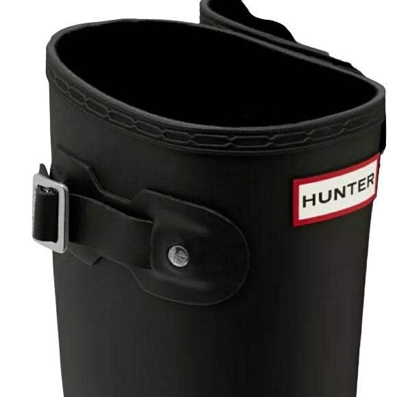 Hunter Rain Boots Woman's Original Tall Matte Black Rainboots Shoes Waterproof