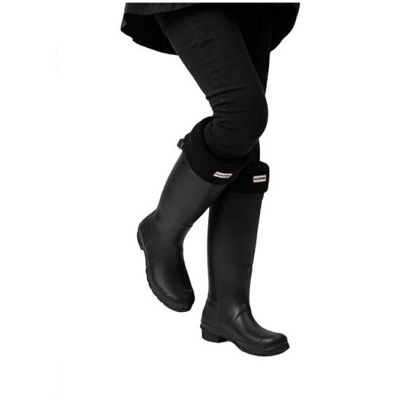 Hunter Rain Boots Woman's Original Tall Matte Black Rainboots Shoes Waterproof