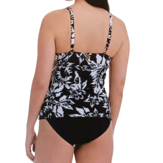 Kathy Ireland Tankini Bikini Set Swimwear Bathing Suit Matching Top Bottom