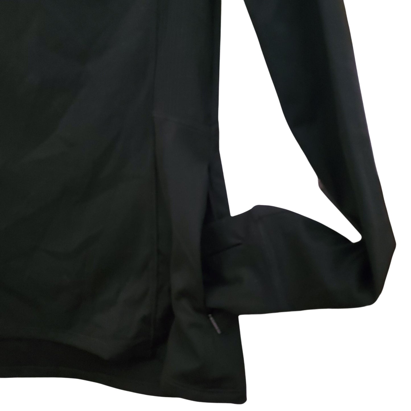 SPYDER Active Women Black Long Sleeve Pullover Activewear Side Zipper Pocket Shirt Thumb Hole