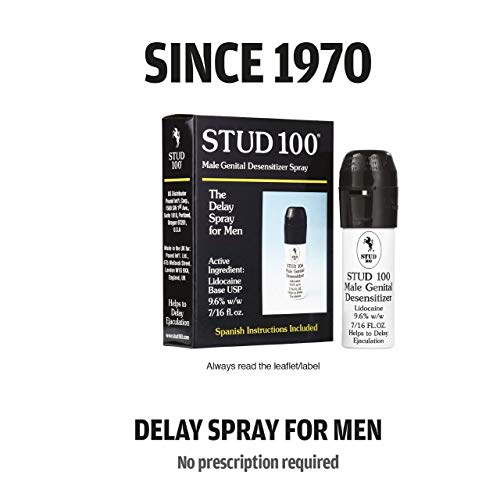 Stud 100 Male Genital Desensitizer Spray, 7/16- Fl. Ounce Box (Pack of 1)