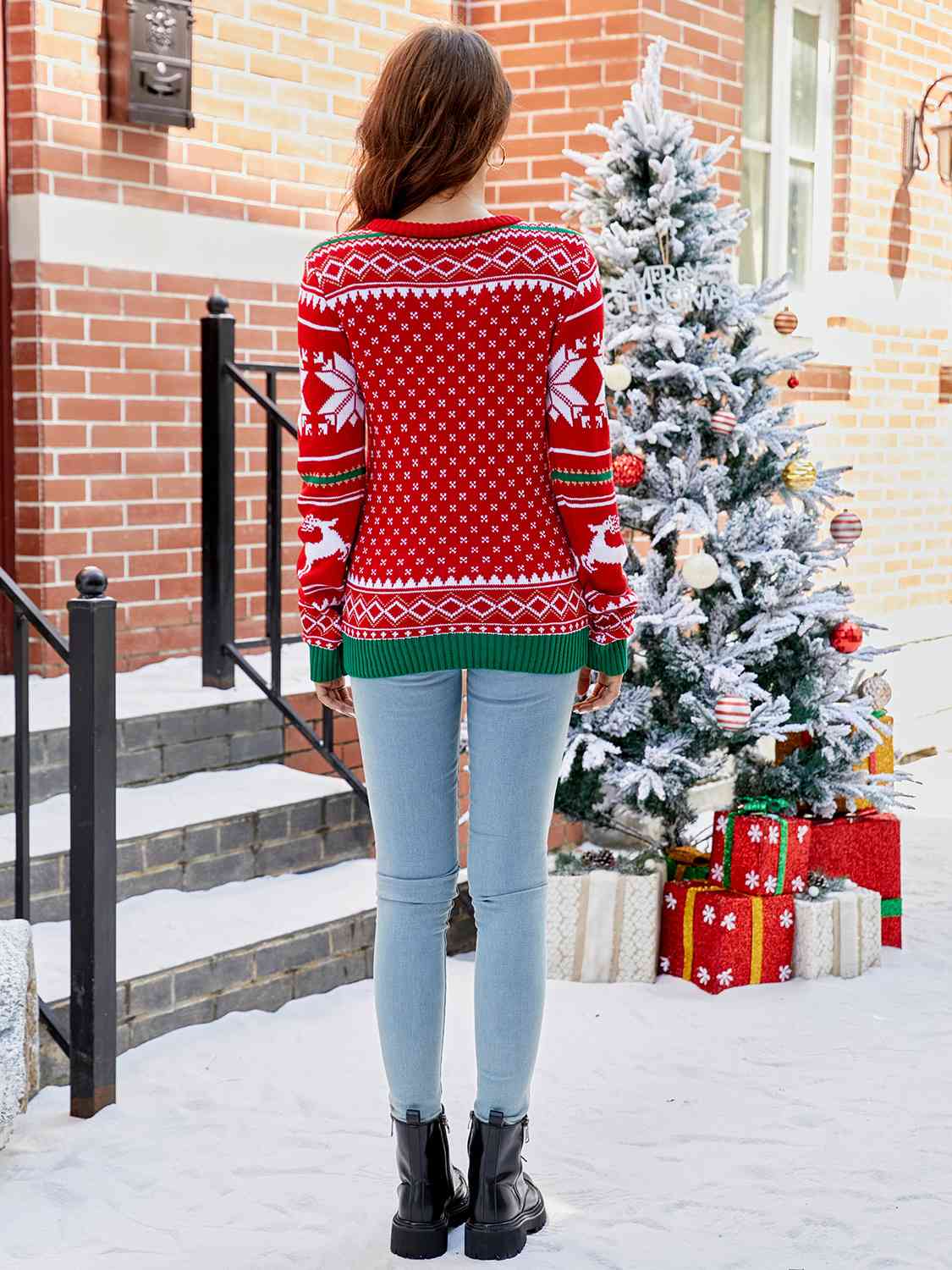 Merry Christmas Ya Filthy Animal Funny Home Retro Movie Knit Sweater