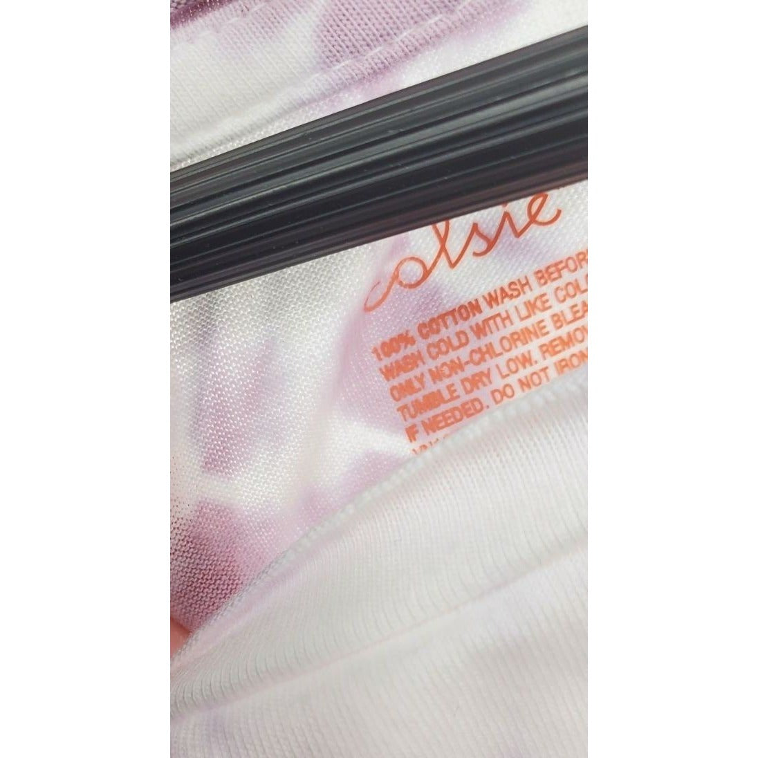 COLSIE Shirt Sleeveless MALIBU Cropped Tie-Dye Lightweight tank Crop top