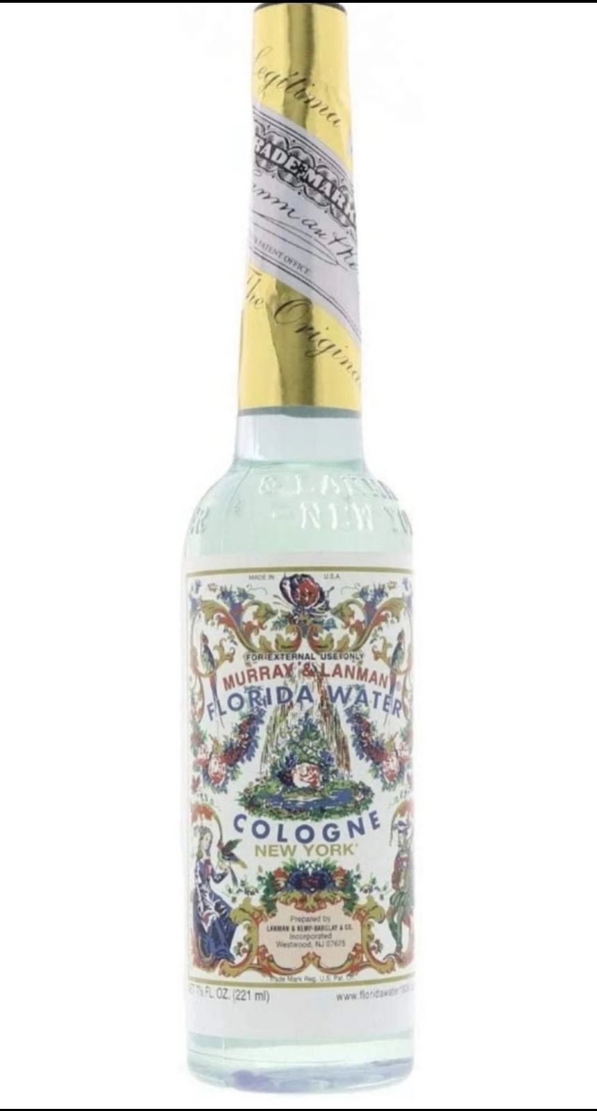 Florida Water Plastic Bottle 7.5 oz