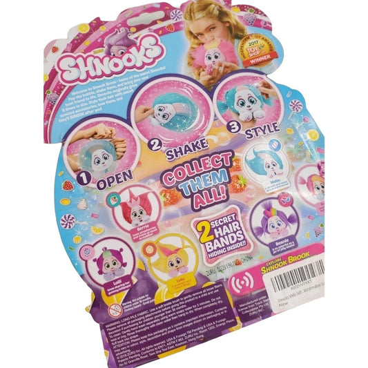 Shnooks Stuffed Mello Soft Plush Toy Marshmallow Scented Fluffy Hair Dead Stock