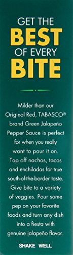 Tabasco Green Pepper Sauce (Jalapeno) -2 oz Glass bottle-McIlhenny Co,