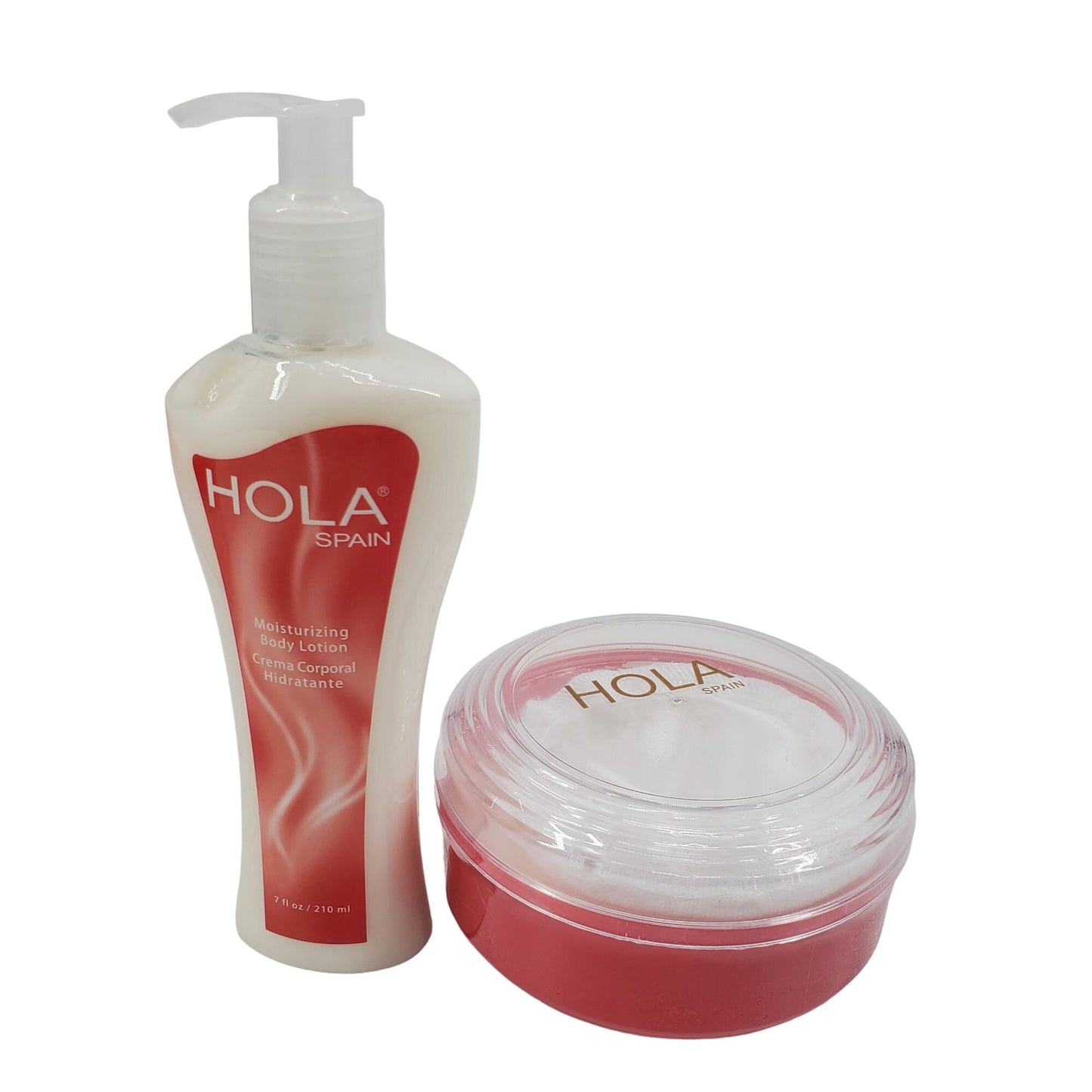 Hola Spain Skincare Set: 5 oz Perfumated Cornstarch Dusting Powder & 7