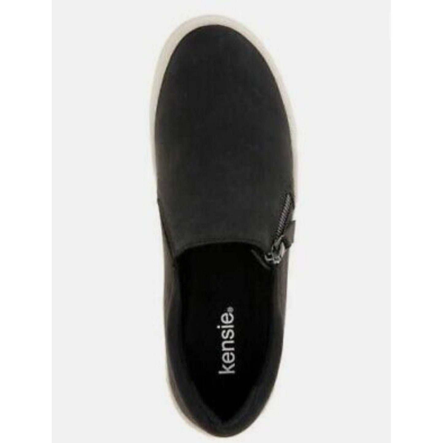 KENSIE Sneaker Soren Zip Side Slip-on Shoe Summer Athleisure Casual Minimalist