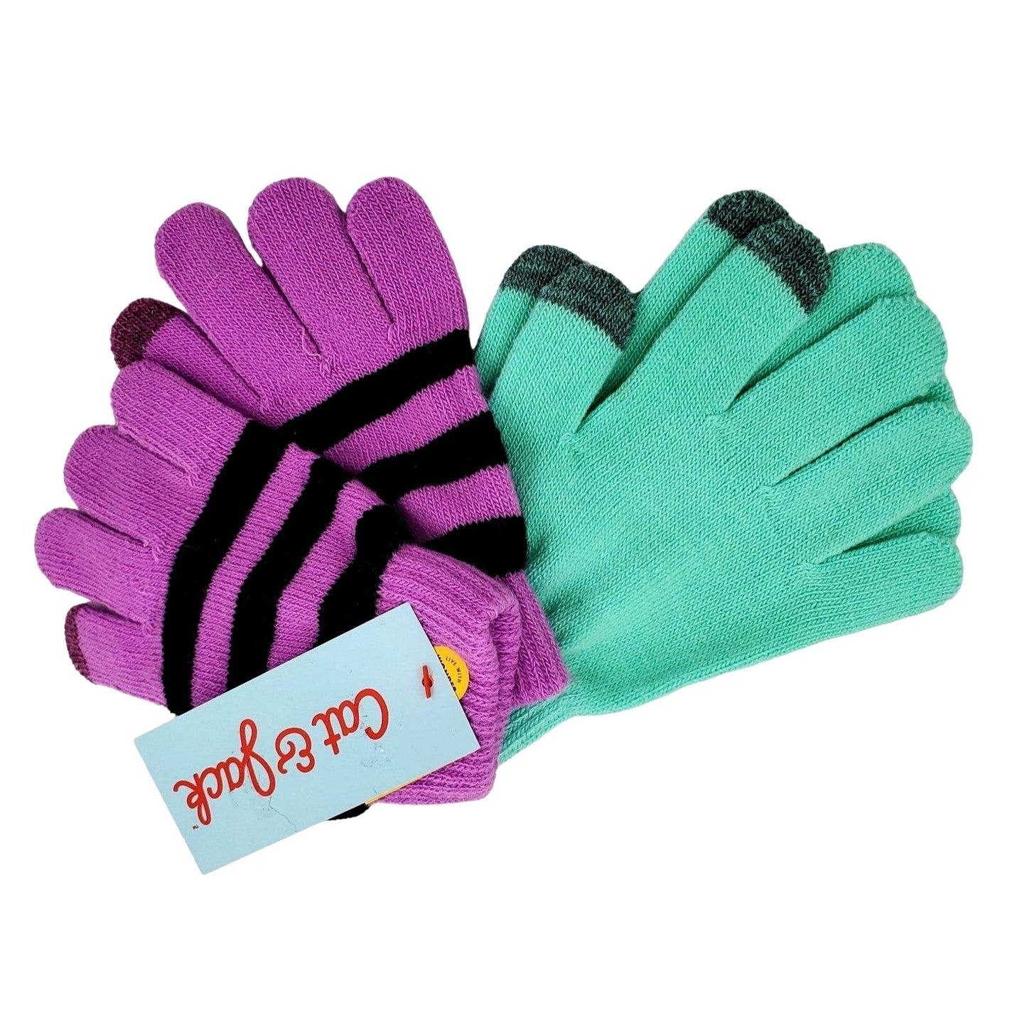 CAT & JACK 2-pack Girls winter Kids Gloves Tech-Touch