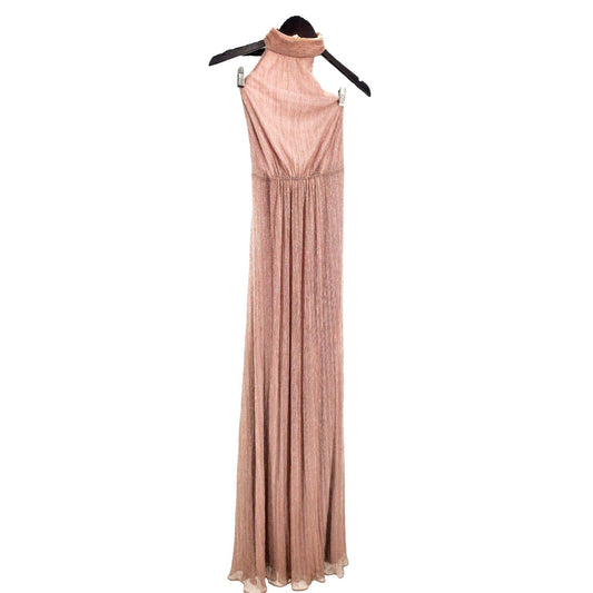 SHOW Me Your MUMU Dress Collette Collar Magic Mauve Glimmer Maxi Gown Wedding