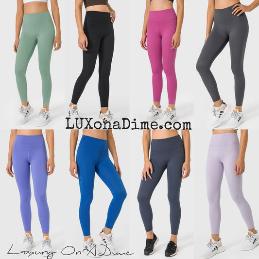 Wide High-Waist Cropped Athletic Yoga Legging Pants