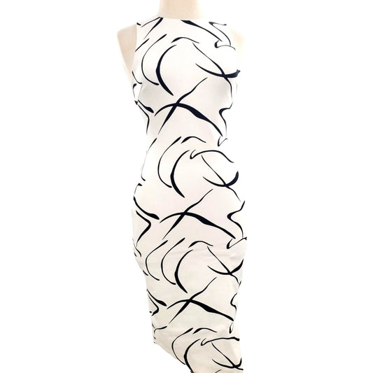 ELLIATT Dress Asymmetrical Dusk Sheath Sleeveless High-neck