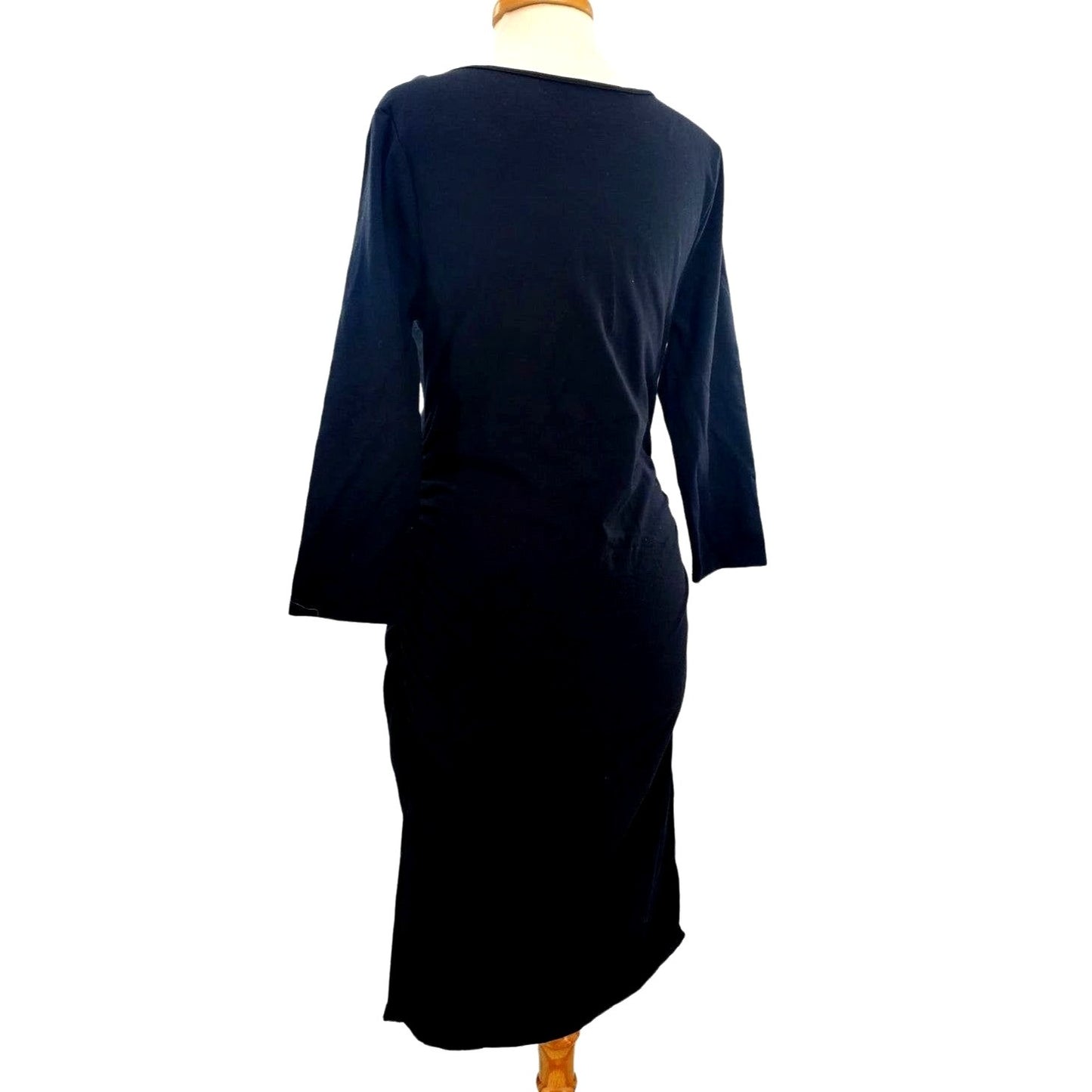 ISABEL MATERNITY Dress 3/4 Sleeve Stretch side T-Shirt fitted Bodycon