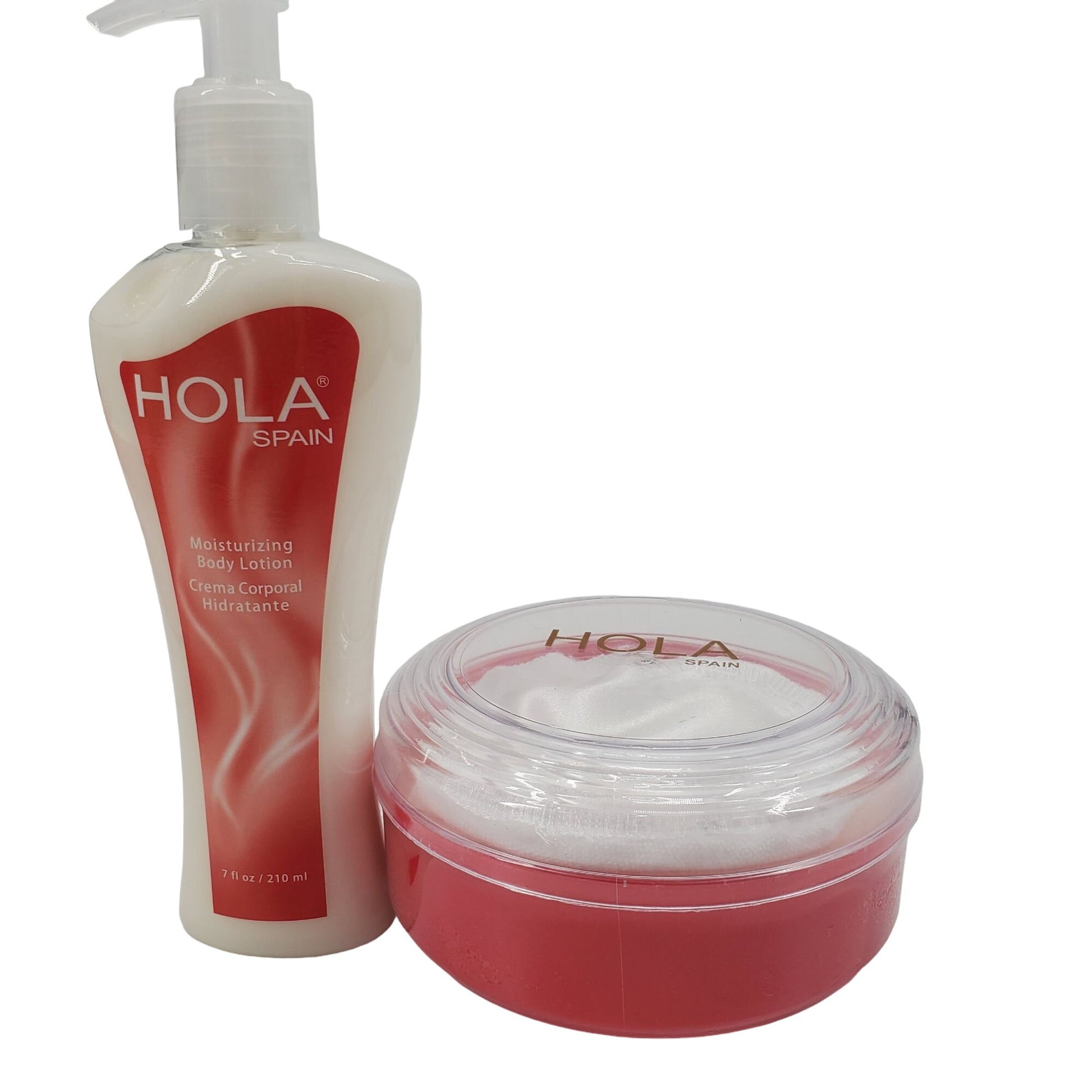 Hola Spain Skincare Set: 5 oz Perfumated Cornstarch Dusting Powder & 7