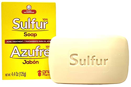Grisi Sulfur Soap (Jabon De Azufre) with lanolin 4.4 oz (125g) bath/body bar soap