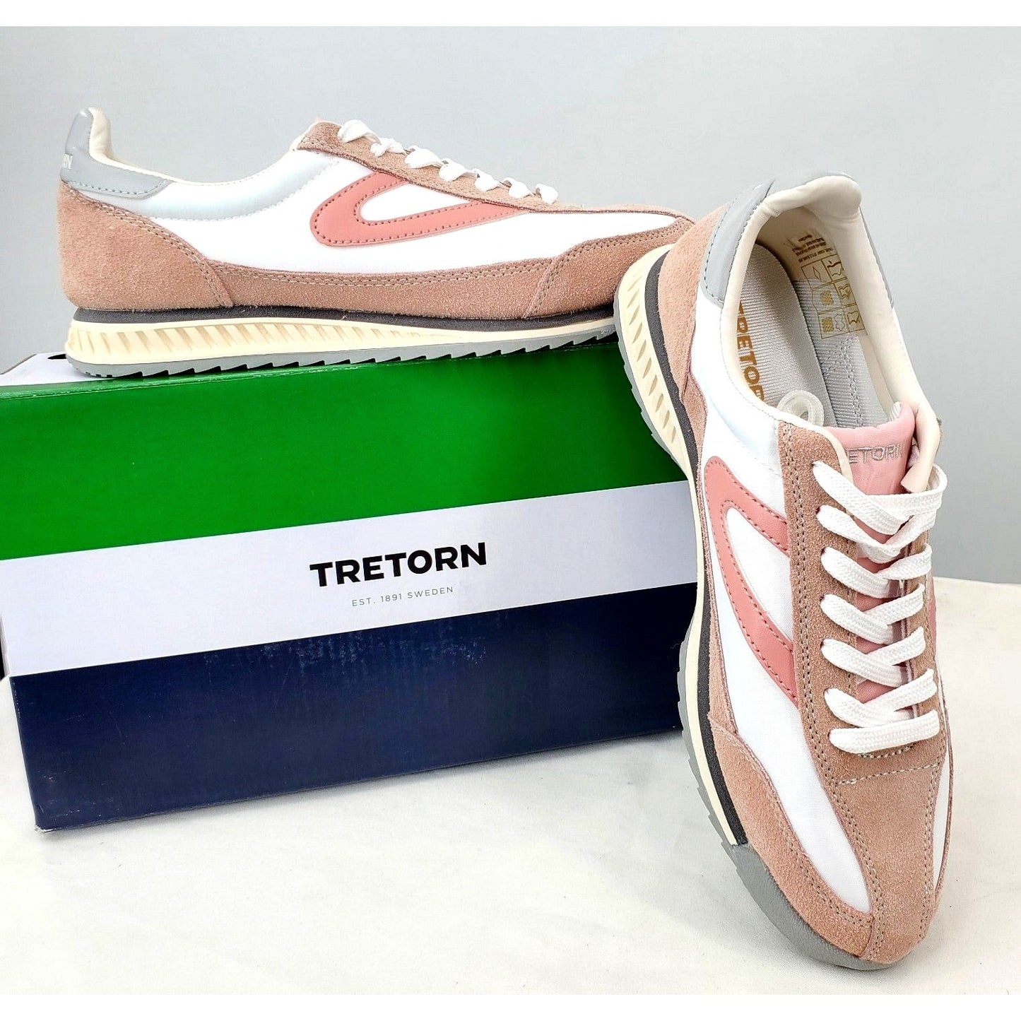 TRETORN Sneakers Women's Rawlins Lace-Up Casual Tennis Shoes Classic Retro