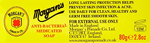 Morgan's Antibacterial Medicated Soap bar, 2.8oz