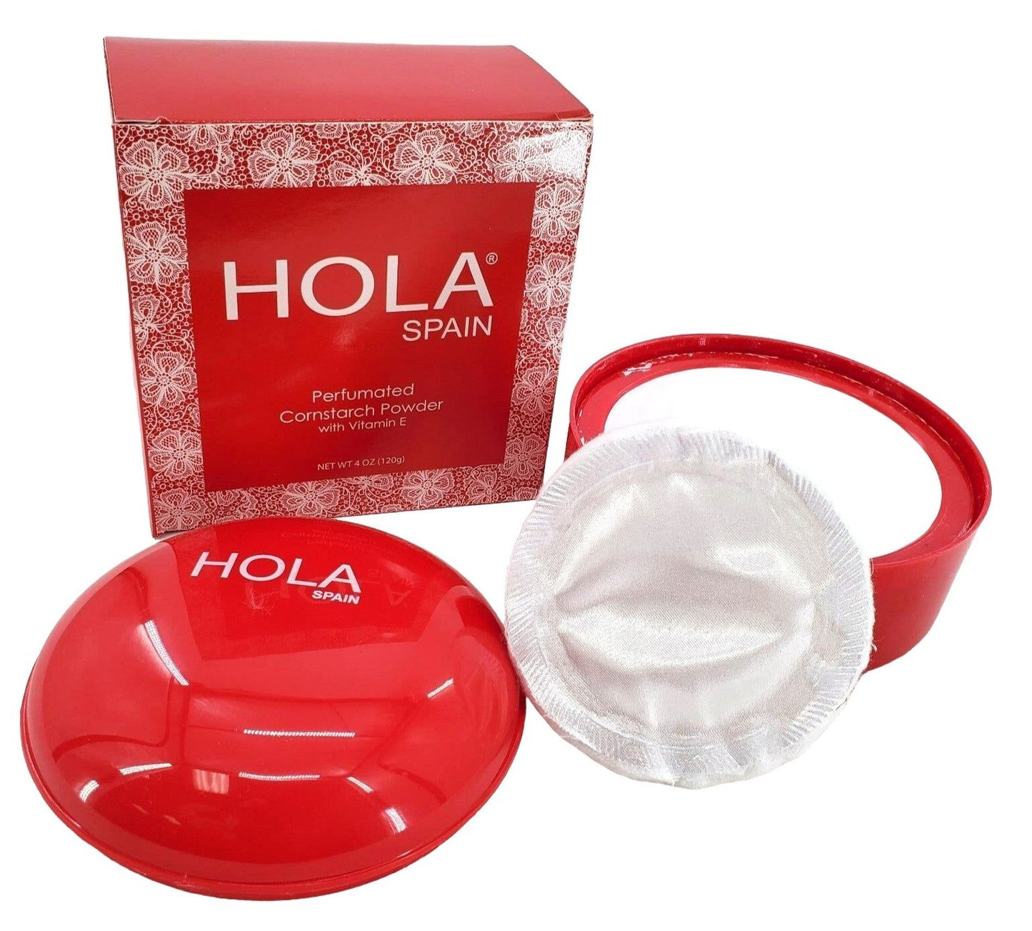 Dusting Powder Hola Spain Perfumed Cornstarch Plus Vitamin E 4 Ounces Hola Spain Perfumed Cornstarch Dusting Powder Plus Vitamin E (4 Ounces)
