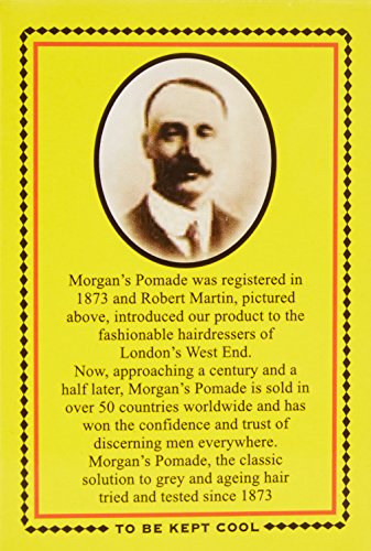 MORGAN'S POMADE "The Original" Darkens Grey Hair 3.38 oz 100mL Glass Jar