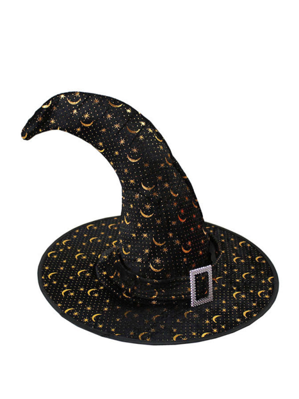 Witch Hat Halloween Costume Accessory Lace Cosplay Party Fancy Pointed/Relaxed hat