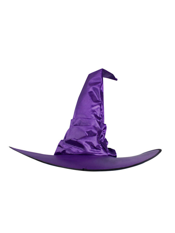 Witch Hat Halloween Costume Accessory Lace Cosplay Party Fancy Pointed/Relaxed hat