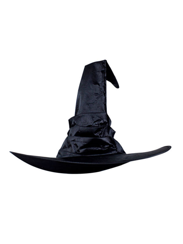 Witch Hat Halloween Costume Accessory Lace Cosplay Party Fancy Pointed/Relaxed hat