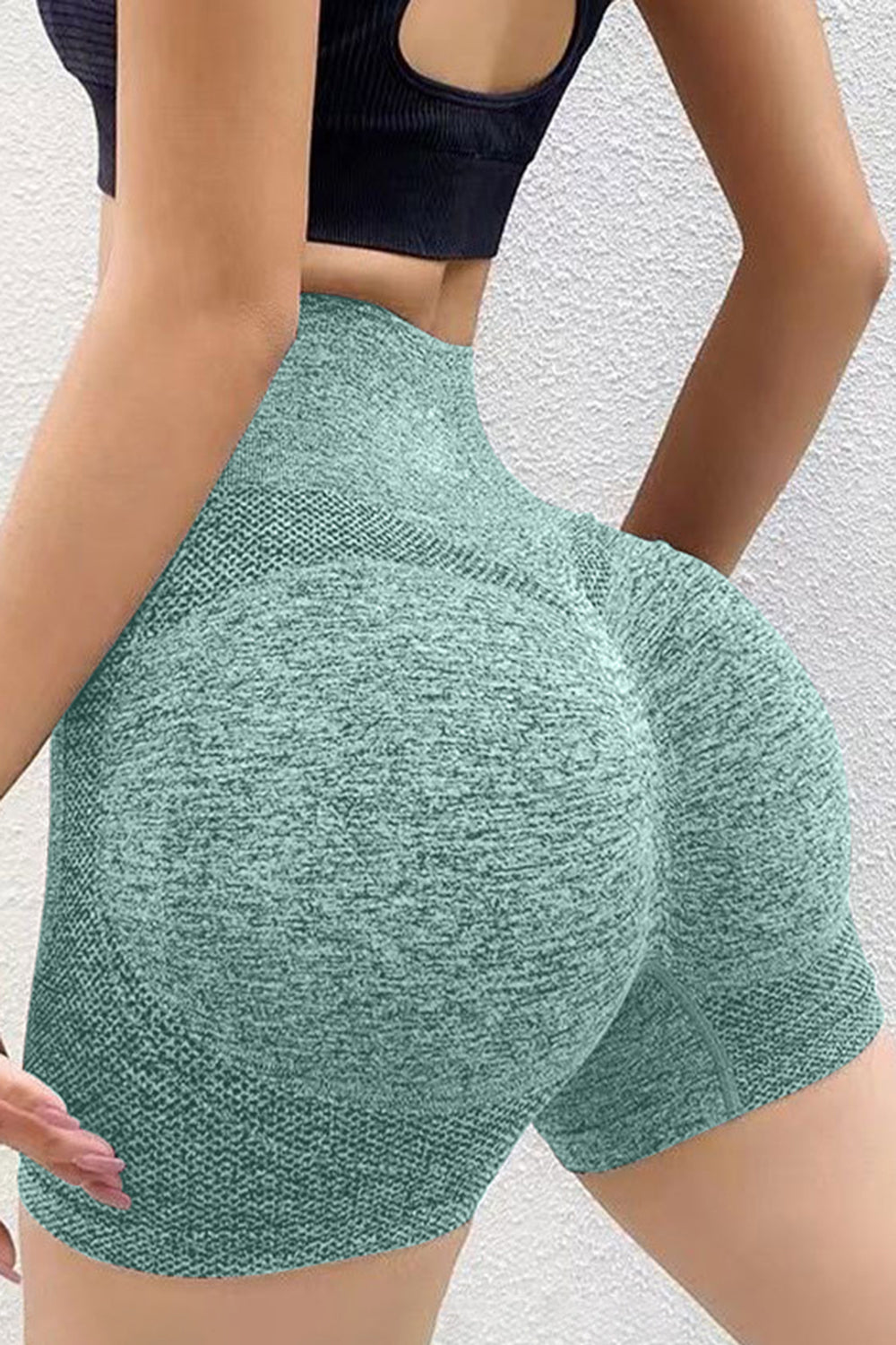 Scrunch Butt Lifting High Rise Activewear Seamless Athletic Contour Active Shorts