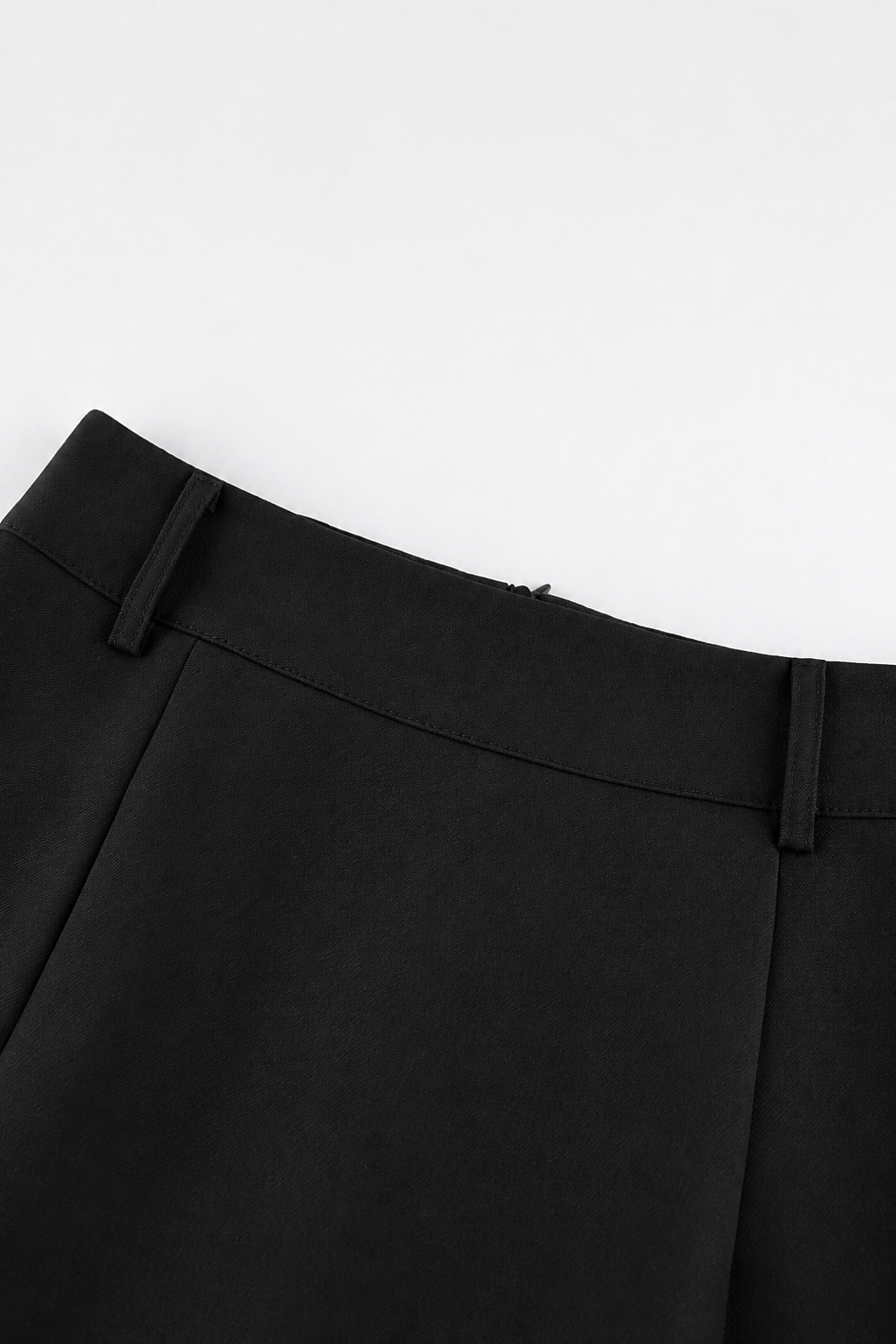High Waist Scalloped Lace Accent Dramatic High Slit A-Line Zip Back Midi Skirt