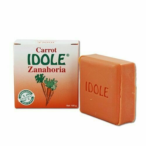 Idole Carrot Soap: Skin Brightening and Moisturizing 100g Bar Soap