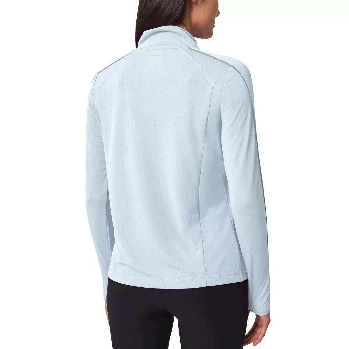Mondetta Quarter-Zip Shirt Athletic Top Side Zip Pockets Activewear Pullover