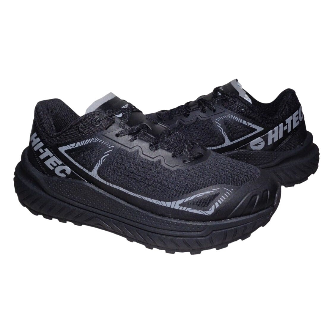 Hi-Tec Mens Catalina Trail Athletic Sneakers Outdoor Activewear Shoes Black