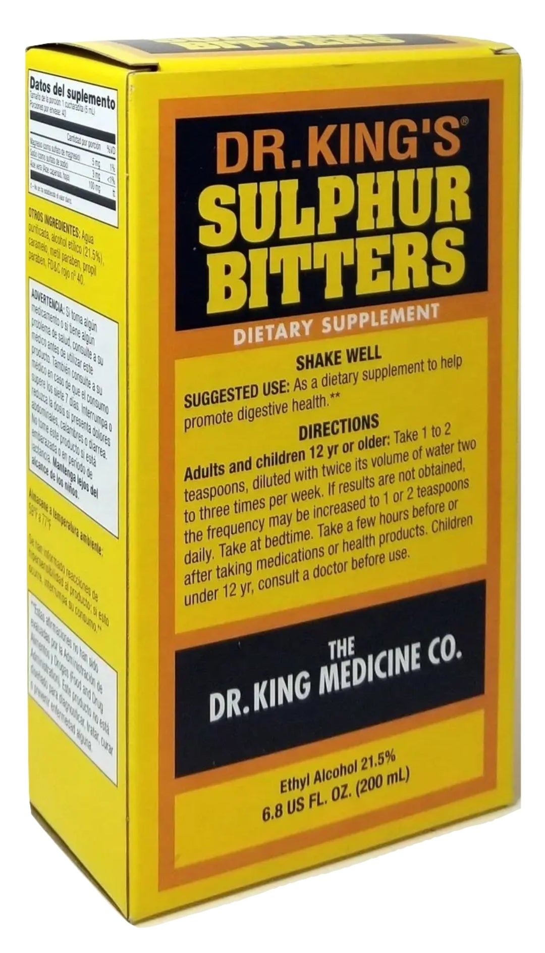 Dr Kings Sulphur Bitters Dietary Supplement 200mL(6.8oz)