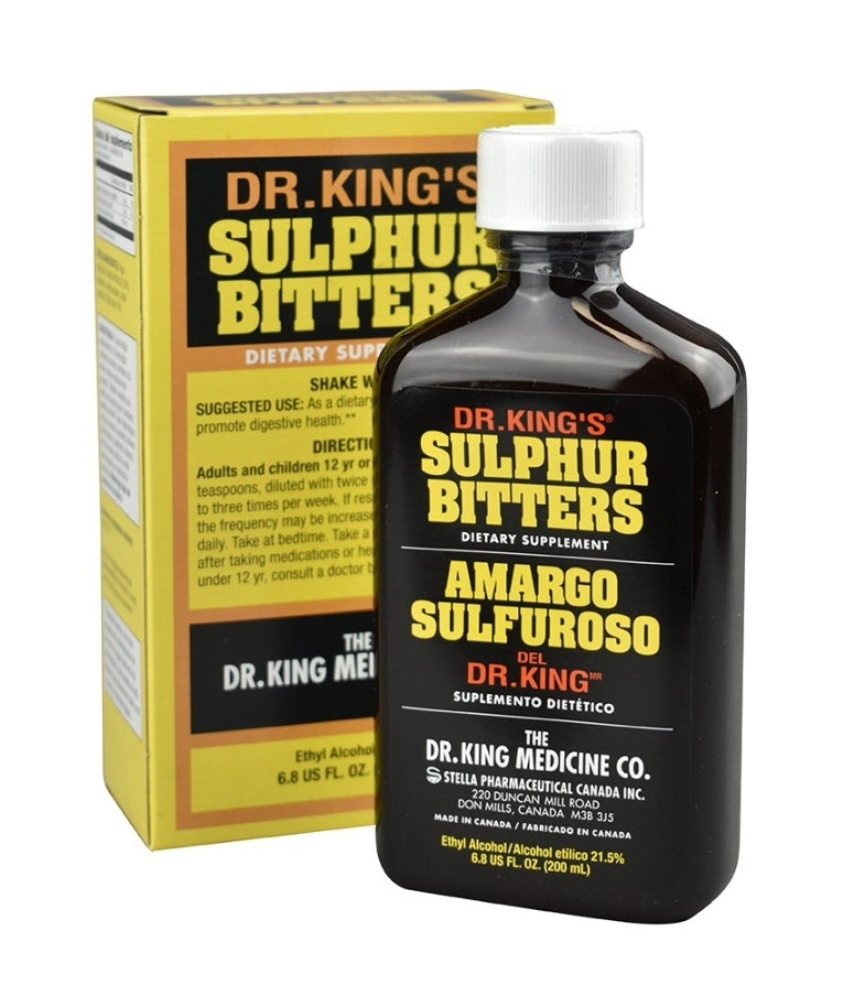 Dr Kings Sulphur Bitters Dietary Supplement 200mL(6.8oz)