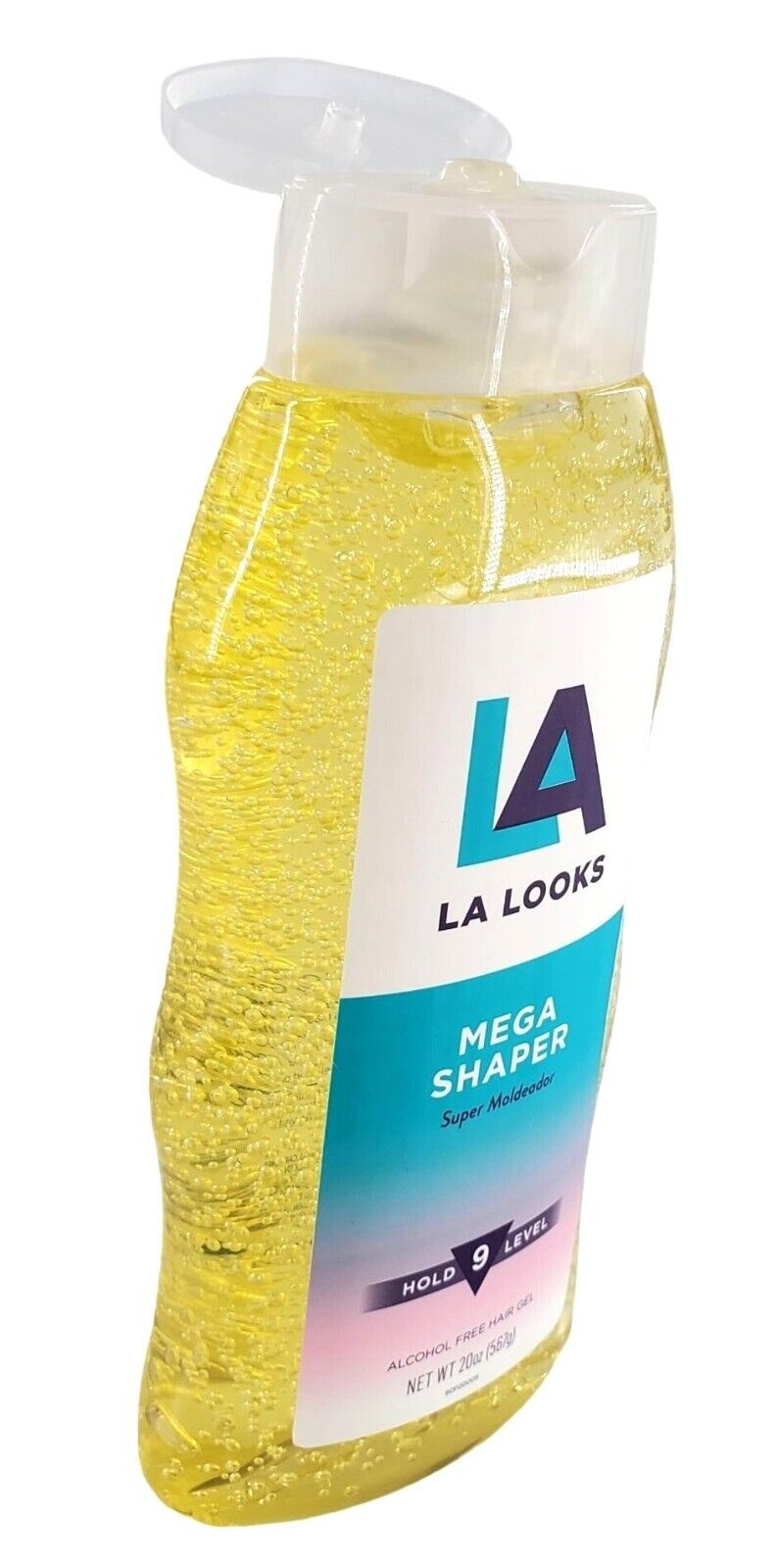 LA Looks Hair Gel Mega Shaper Level 9 Hold 20 Oz Squeeze bottle