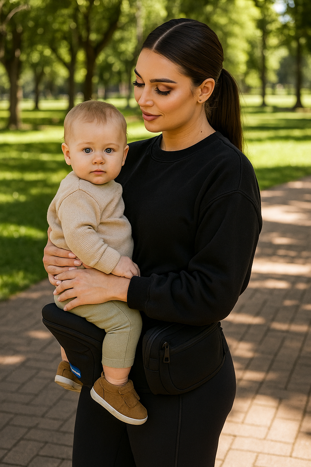 Aquaroo Baby Hip Carrier 4-way Convertible All-Weather Feeding Waist Belt Bag With Seat