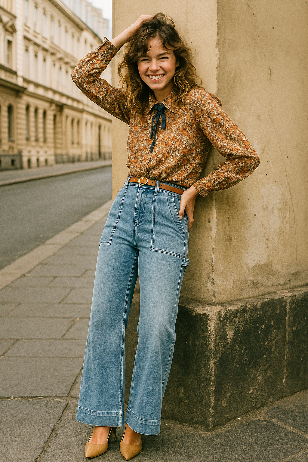 RISEN High-Rise 90s Denim Pants Boyfriend Straight Leg Utility Carpenter Jeans Plus Size Available