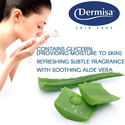 Dermisa Glycerin Bar with Aloe Soap | Helps to Gently Cleanse All Skin aloe soap 