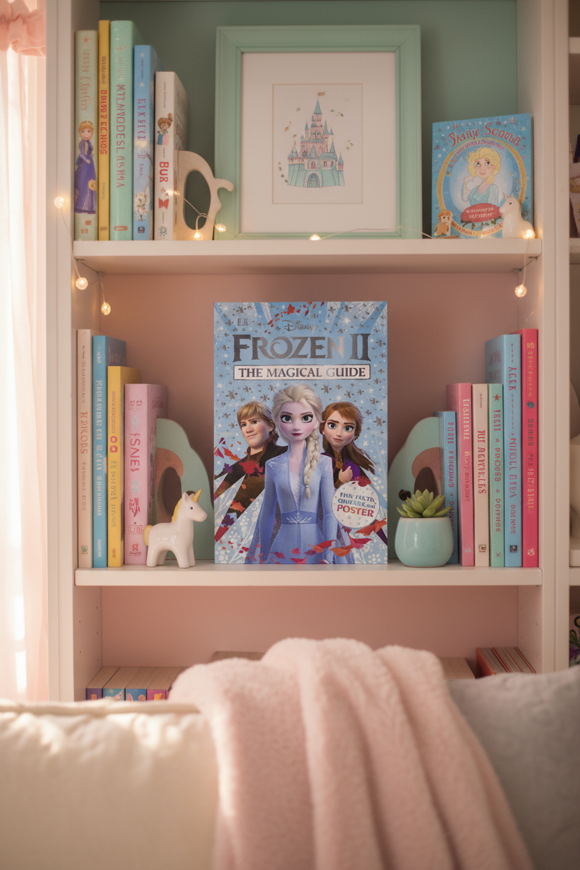 Disney Frozen II The Magical Guide Children's Book Fun Facts Quiz Poster