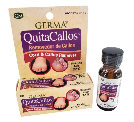 Germa Quita Callos Corn and Callus Remover 0.5oz Bottle with applicator
