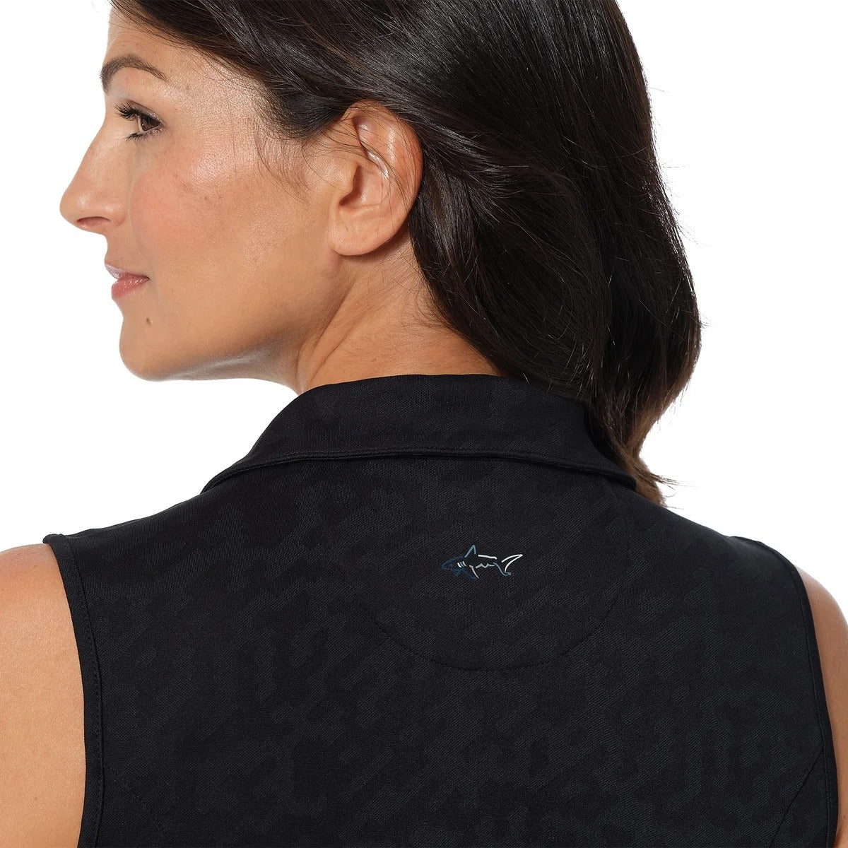 Greg Norman Dress Sporty Mini Sleeveless Palm Texture Athleisure Tennis Preppy Dress