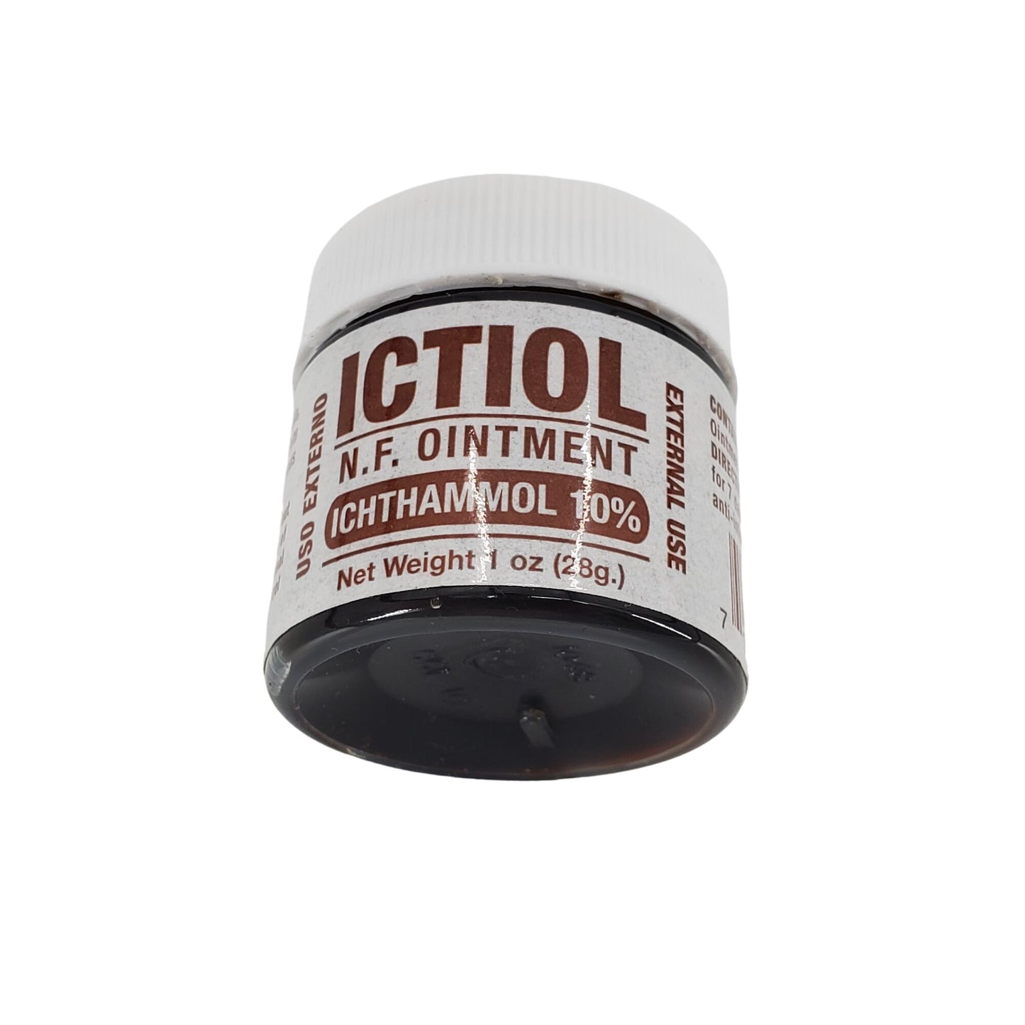 Ichthammol Ointment ICTIOL Ichthammol 10% concentration 1oz container