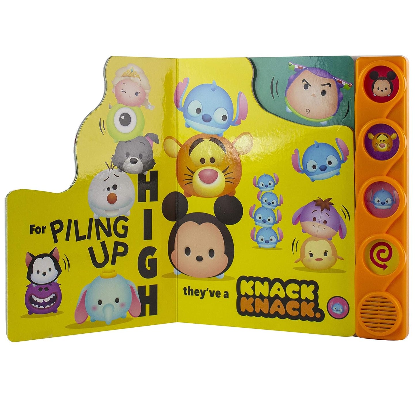 Disney Tsum Tsum Stack Stack Sound Book Children's Interactive Press Play Baby