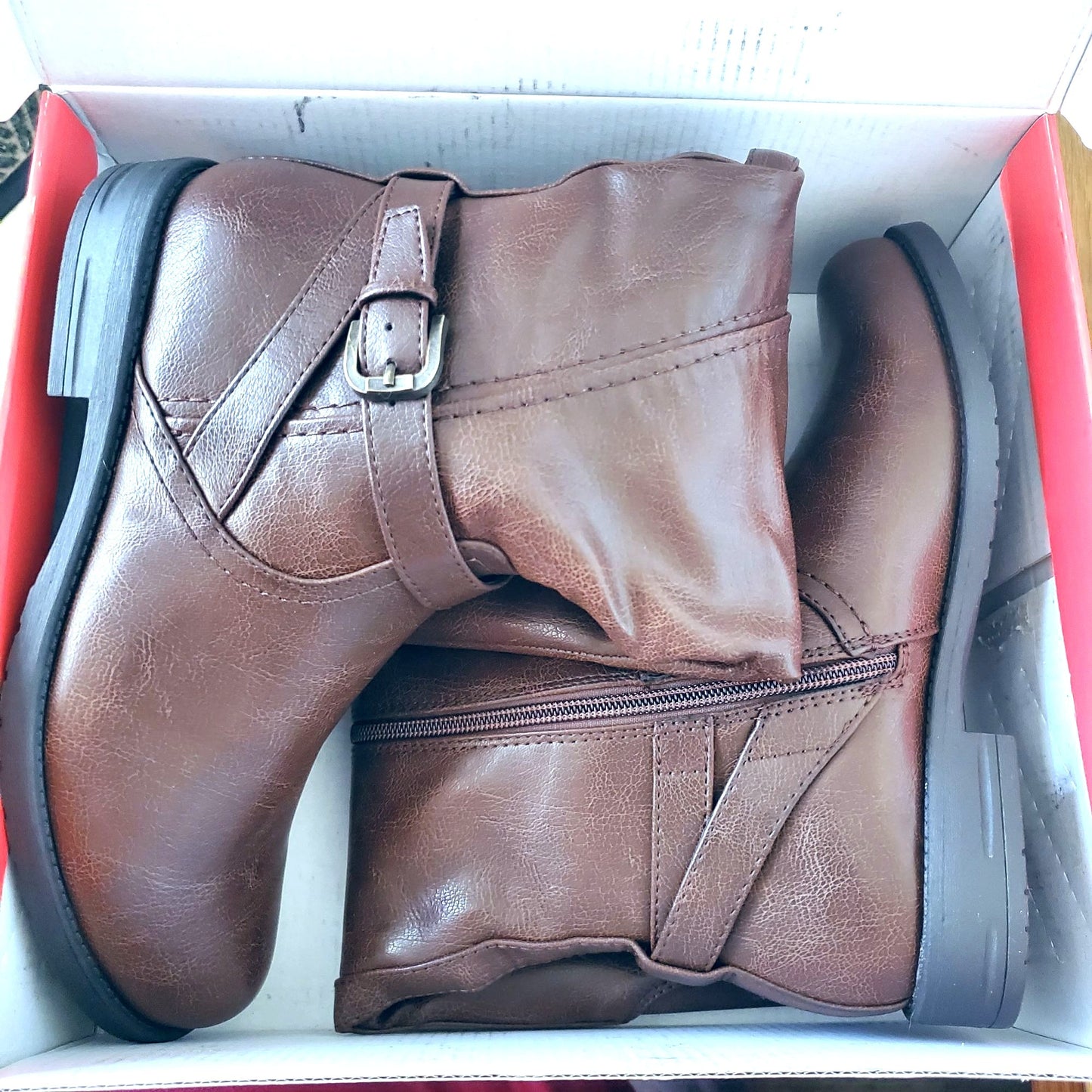 Baretraps Boots Cassidy Womens Faux Leather Tall Horse Riding Equestrian Shoes