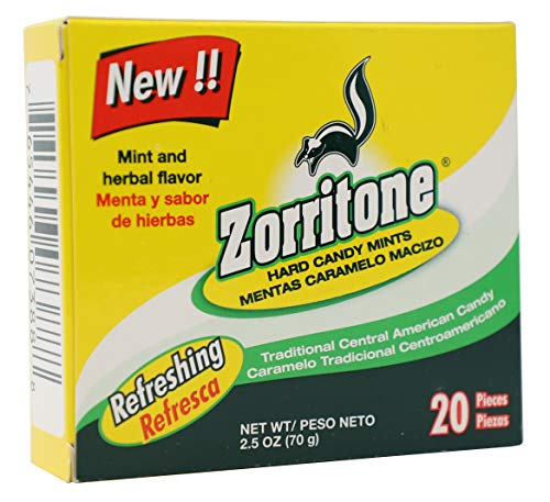 Hard Candy Mints Zorritone Mint and Herbal Flavored Central American