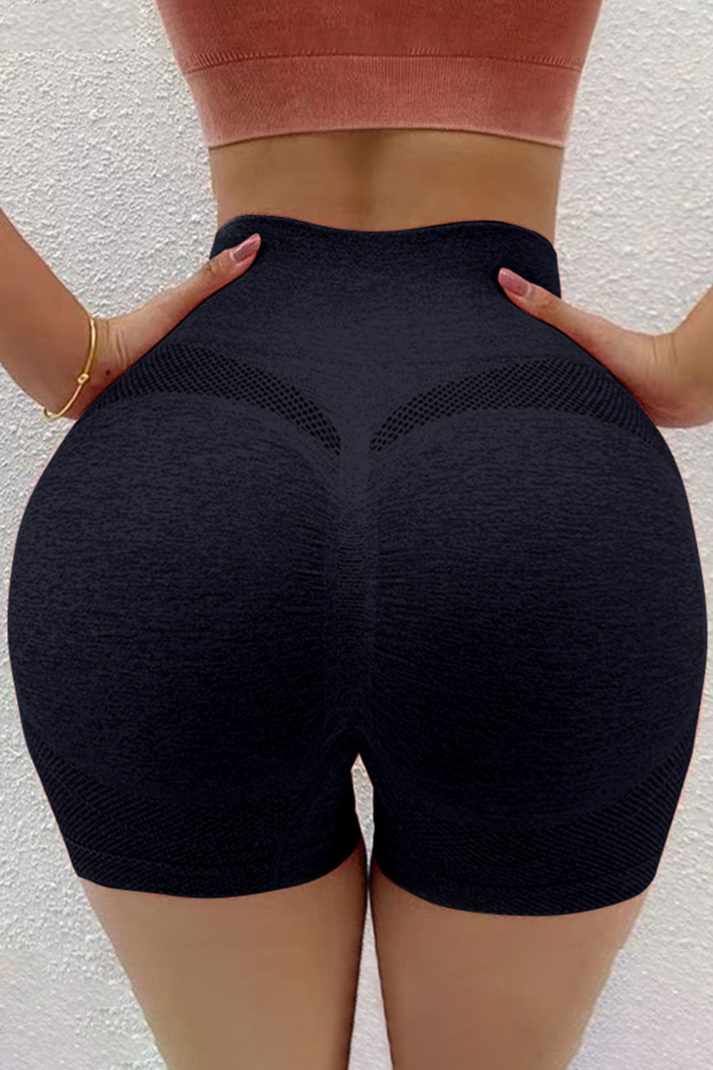 Scrunch Butt Lifting High Rise Activewear Seamless Athletic Contour Active Shorts