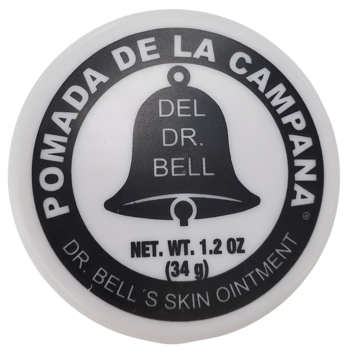 Del DR Bell Pomade Skin Ointment with Allantoin, Pomada De La Campana 1.2 Ounce Container