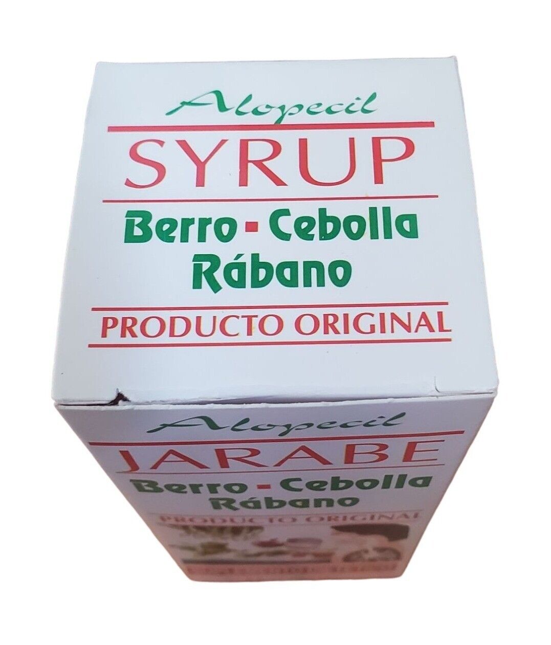 Watercress Onion Radish Syrup Berro Cebolla Rabano Original Product Alopecil 8oz